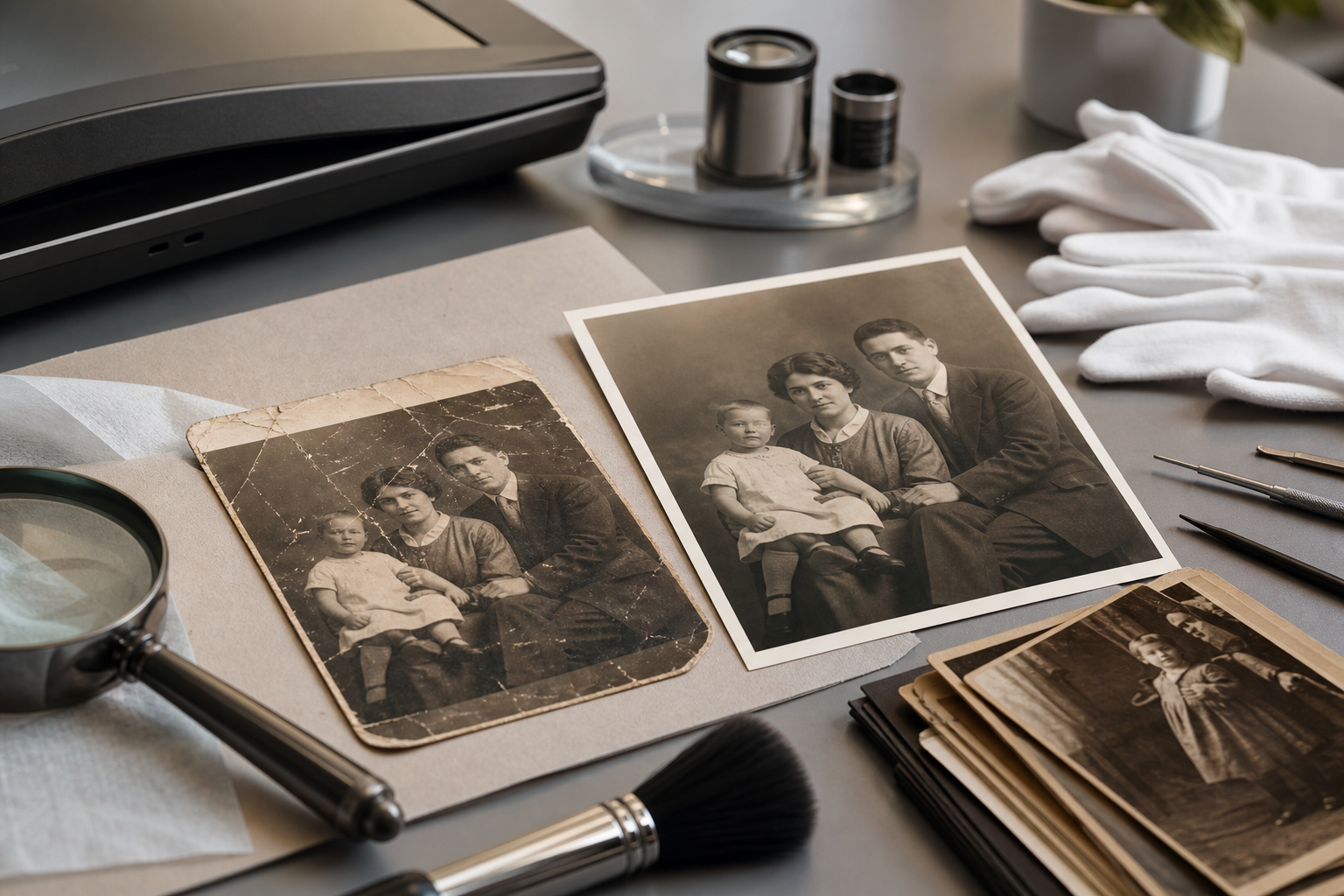 Digitálna obnova starých fotografií